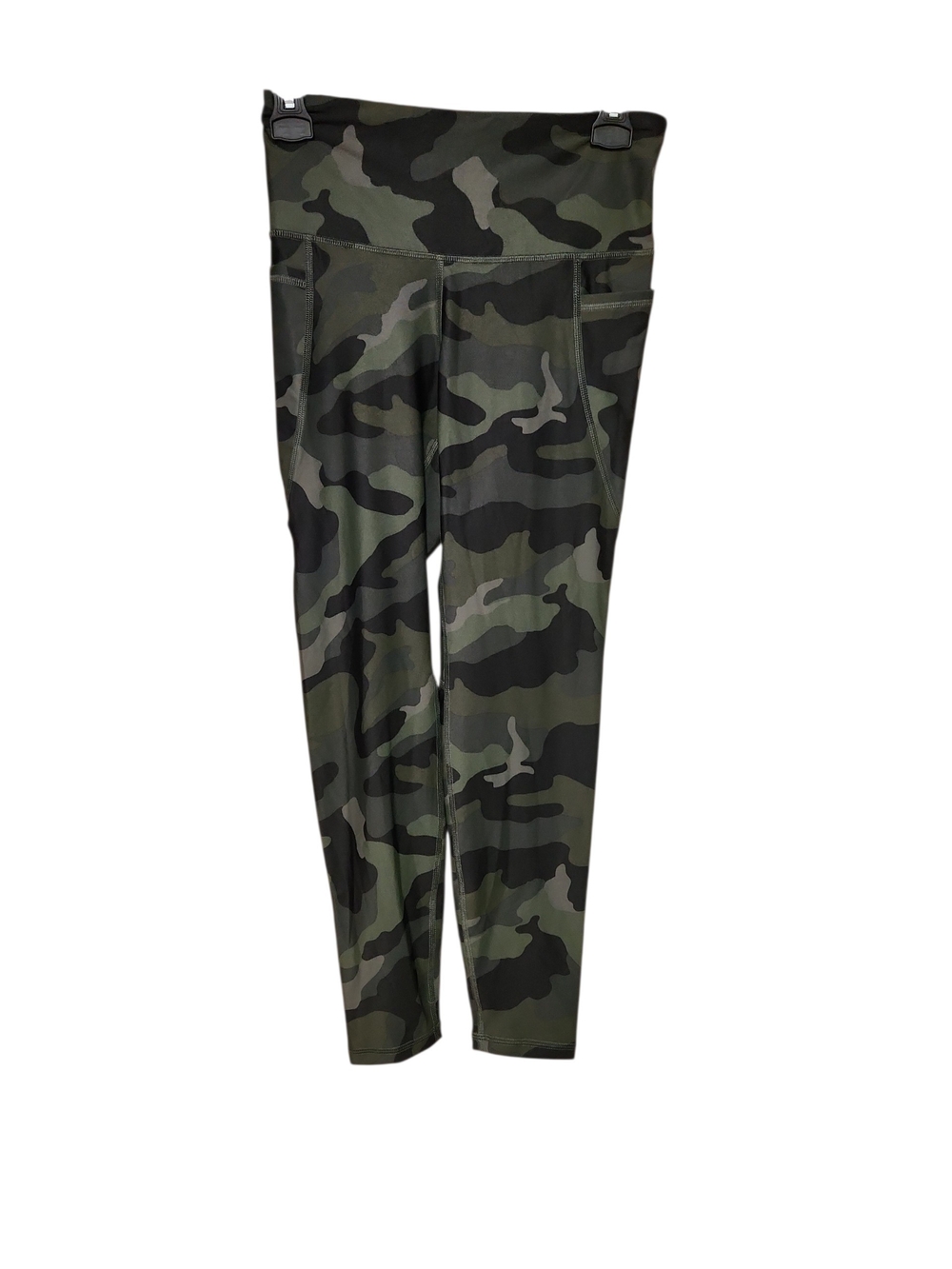 Old Navy Green Camo Womens Leggings with Side Pockets